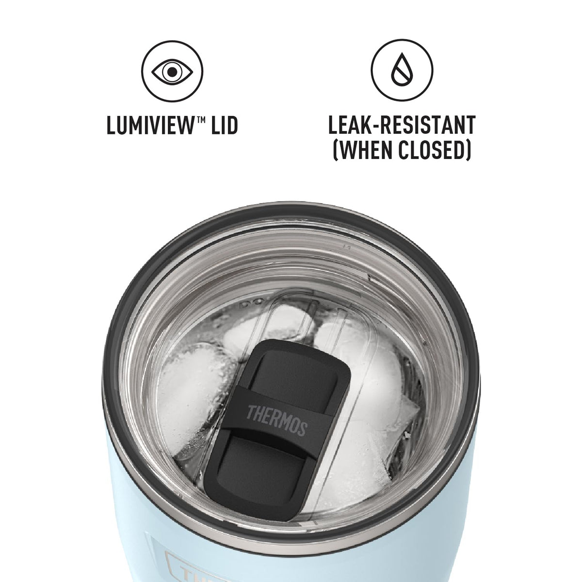 Icon Series 24oz Stainless Steel Tumbler with Slide Lock Lid
