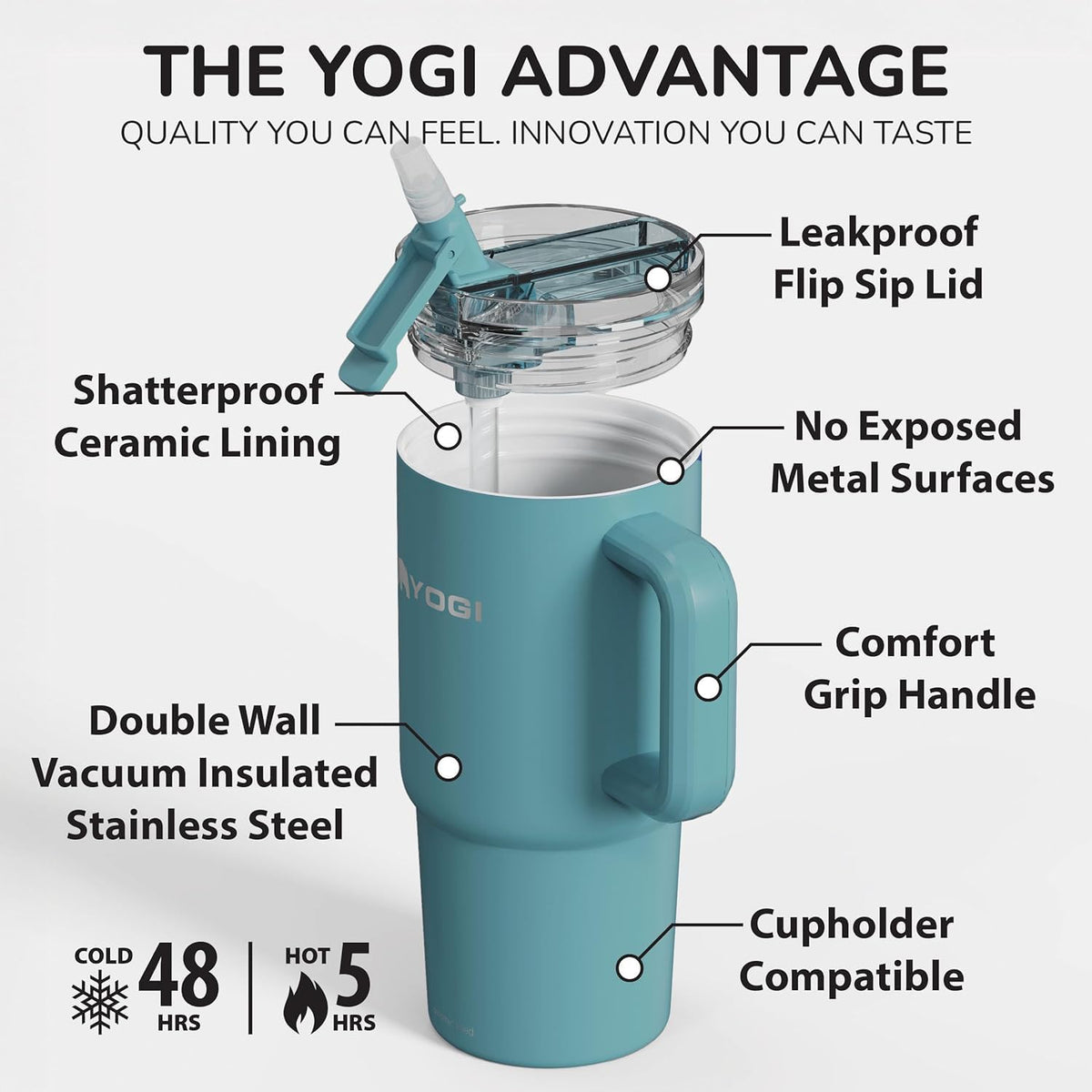 24oz Tumbler with Straw