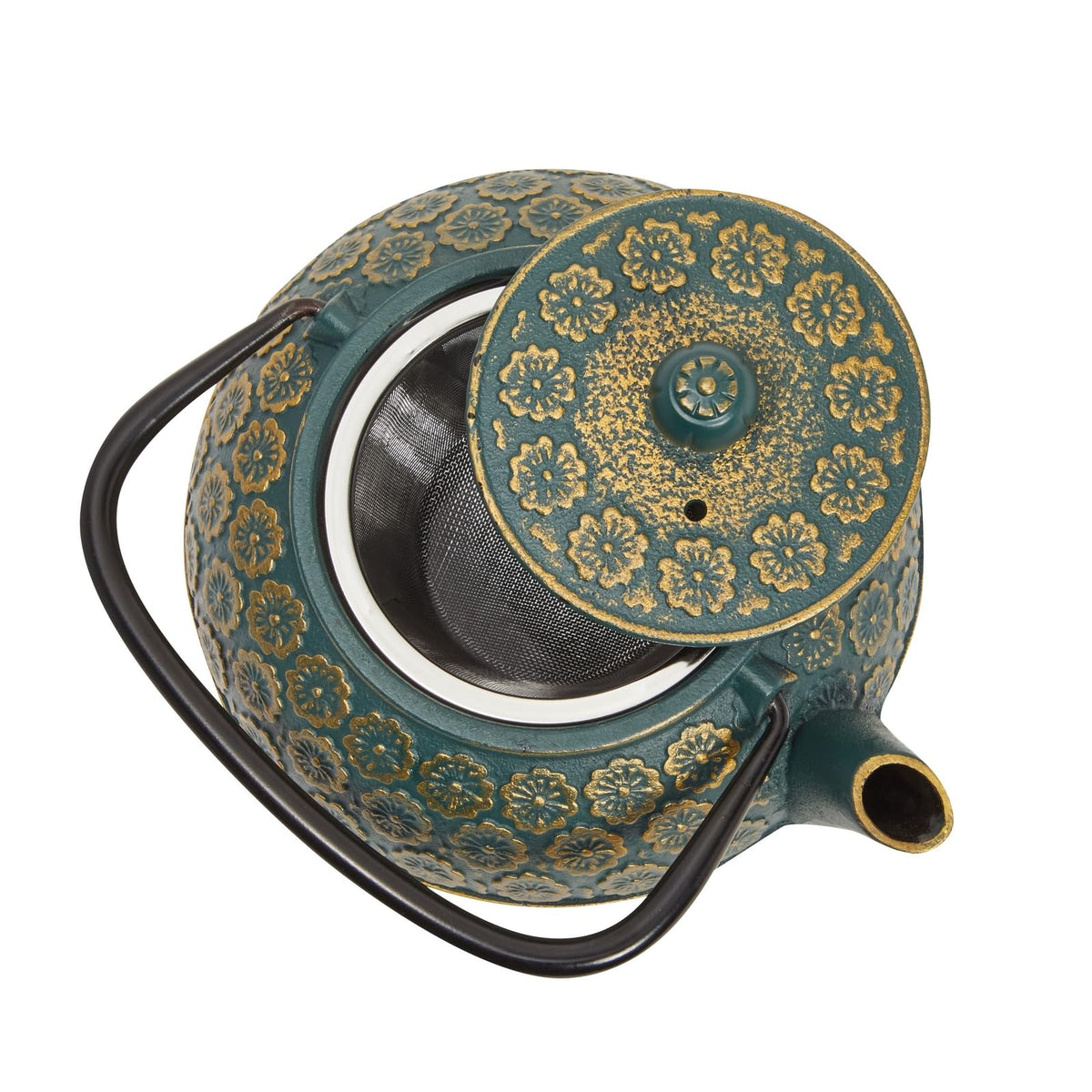 Cast Iron Tea Kettle with Infuser