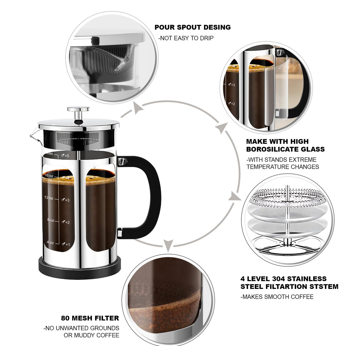 French Press Coffee Maker