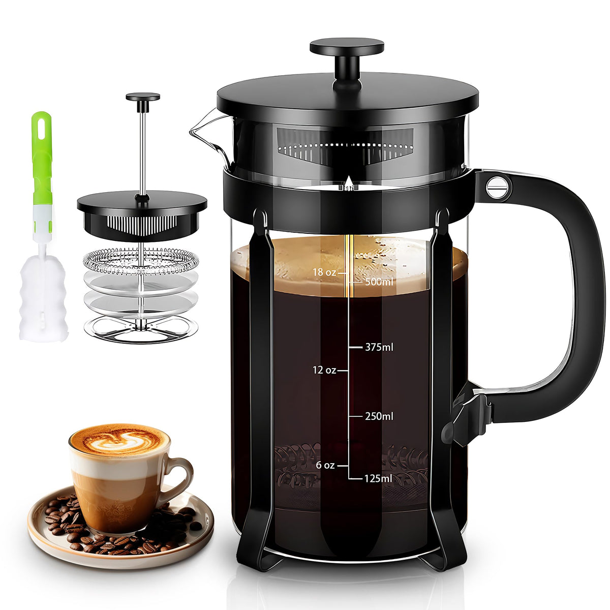 French Press Coffee Maker 304 Stainless Steel Coffee Press