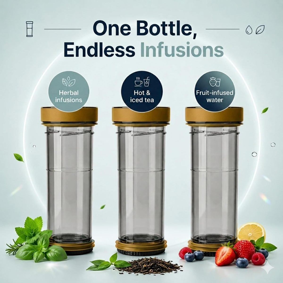 VIVA Recharge Tea Infuser Bottle