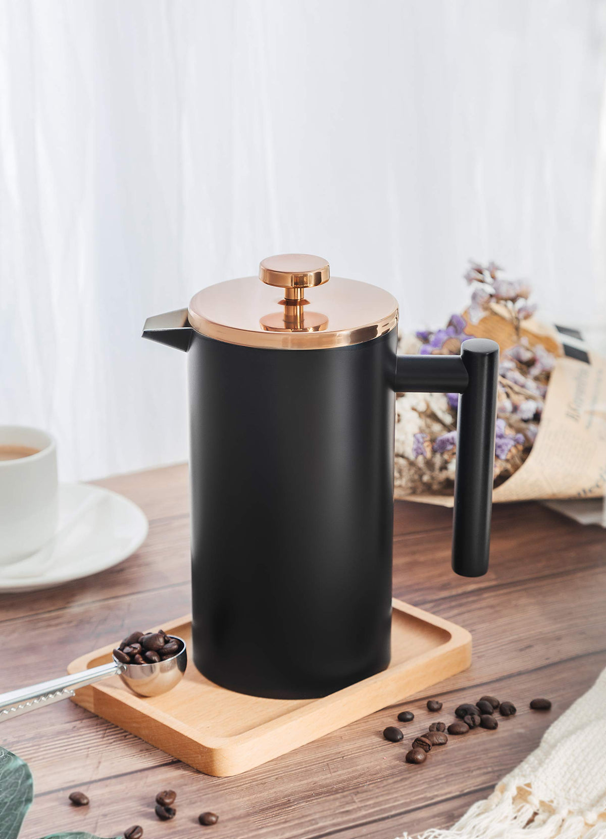 Small French Press Coffee Maker 600ml