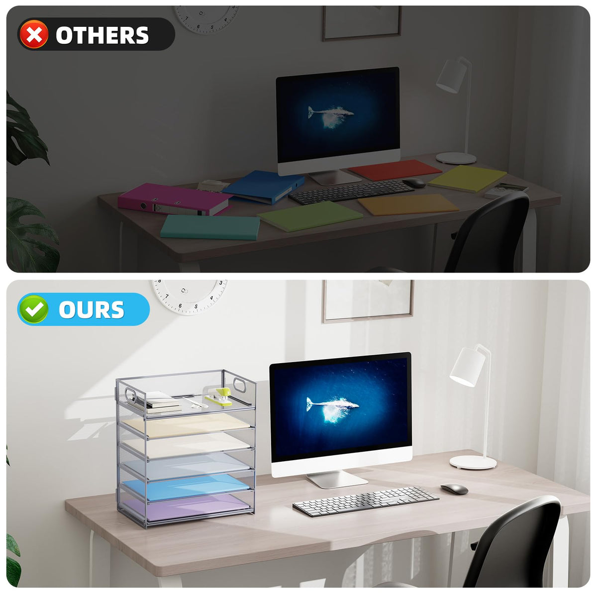 6 Tier Paper Organizer Letter Tray