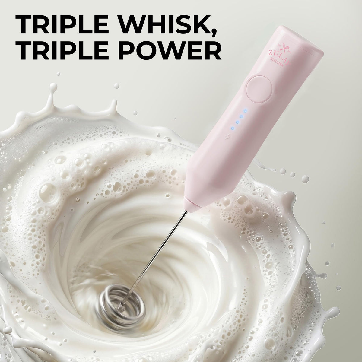 Rechargeable Milk Frother Handheld