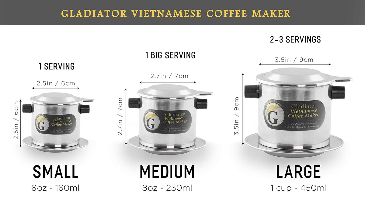 Vietnamese Coffee Maker Filter Set