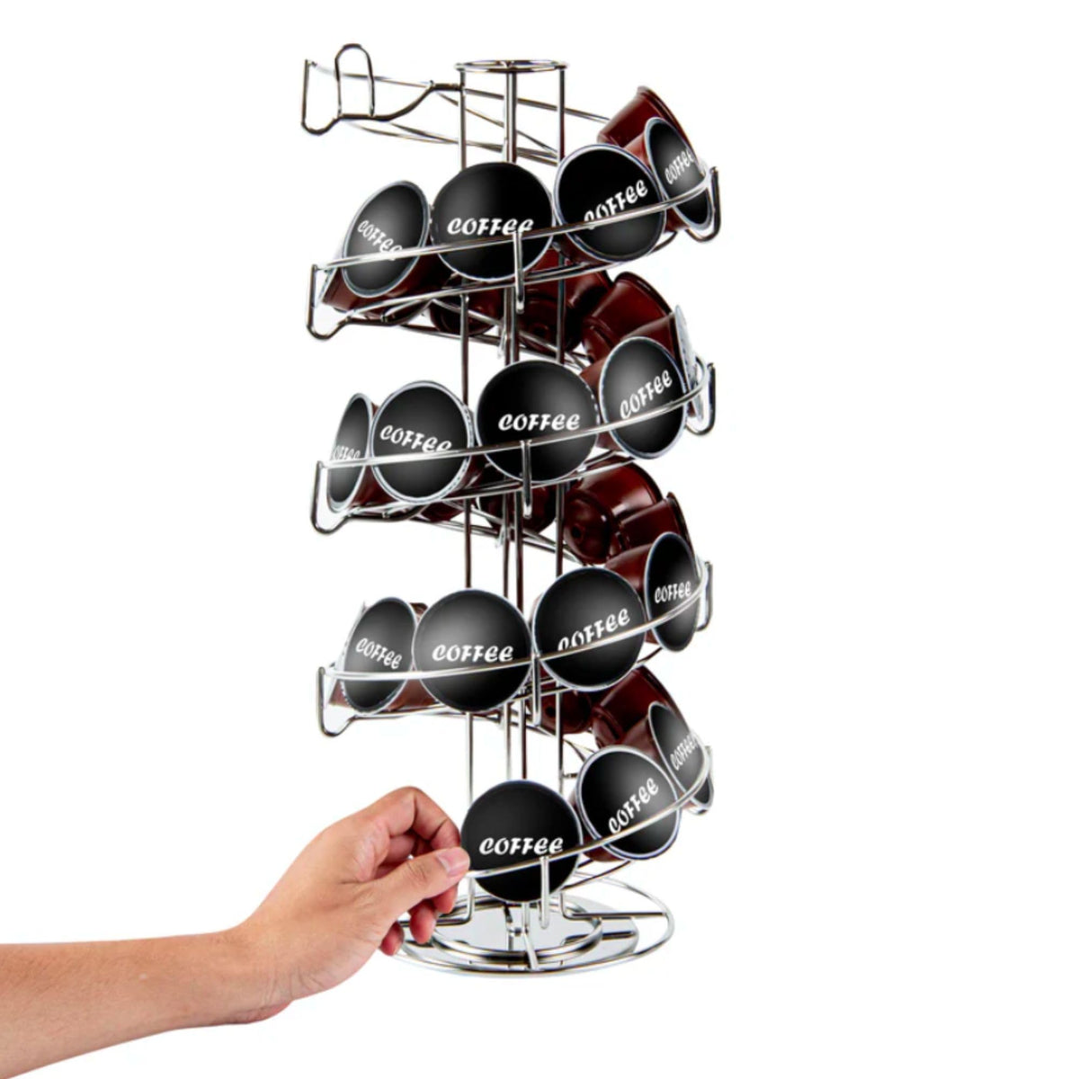 Coffee Pod Holder 7 x 7 x 16.14 Inches 35