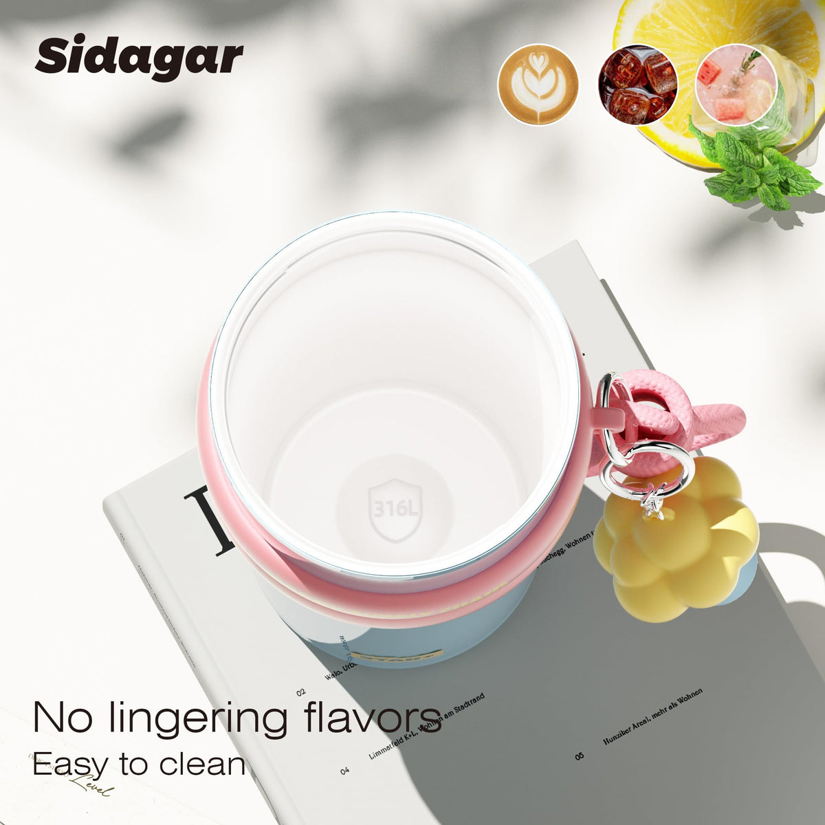 24 oz Stainless Steel Tumbler with Lid and Straw