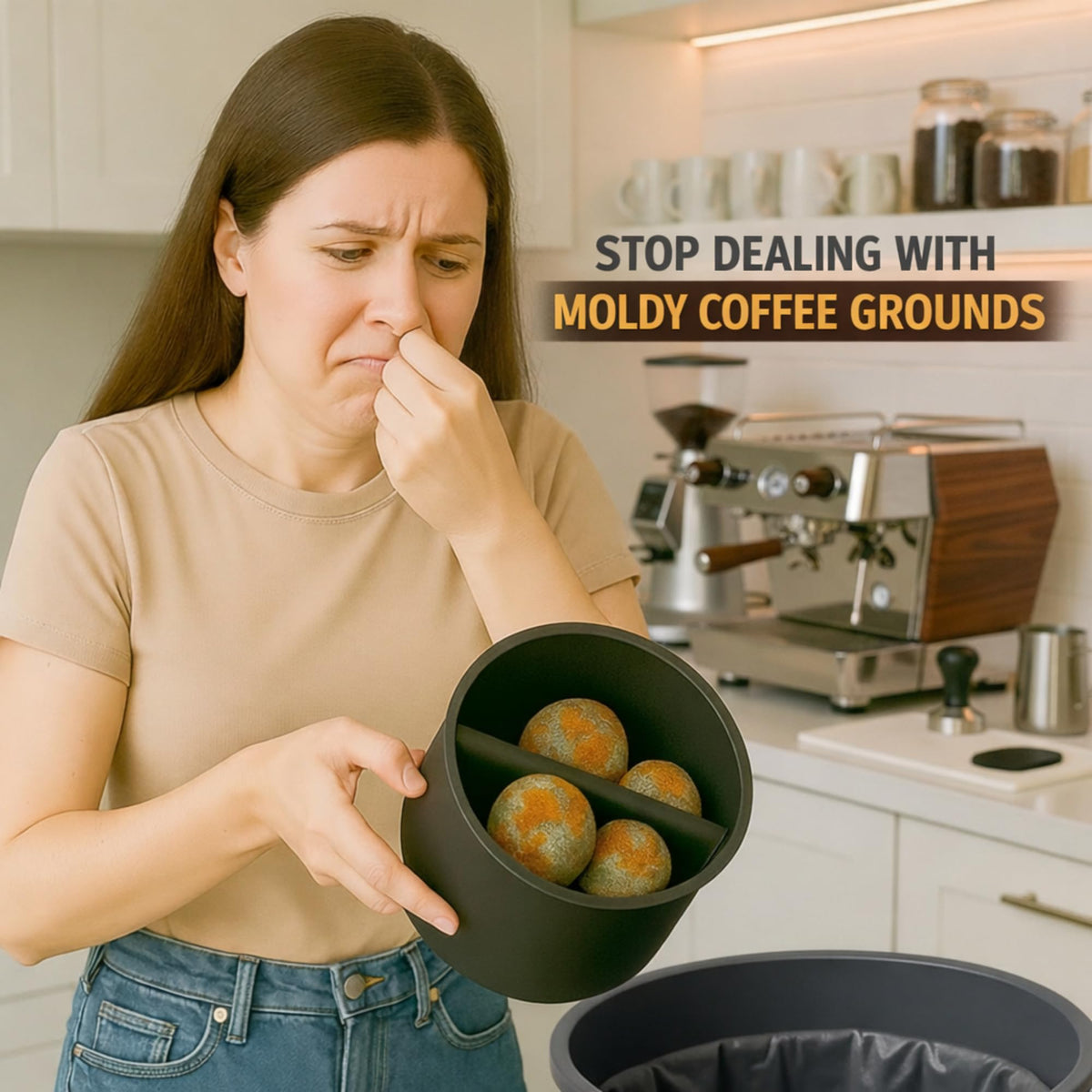 Automatic Coffee Grounds Dryer Hands
