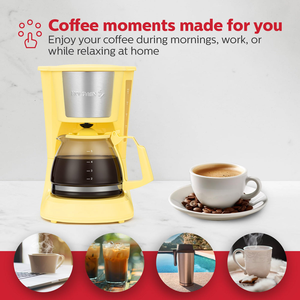 5 Cup Drip Coffee Maker