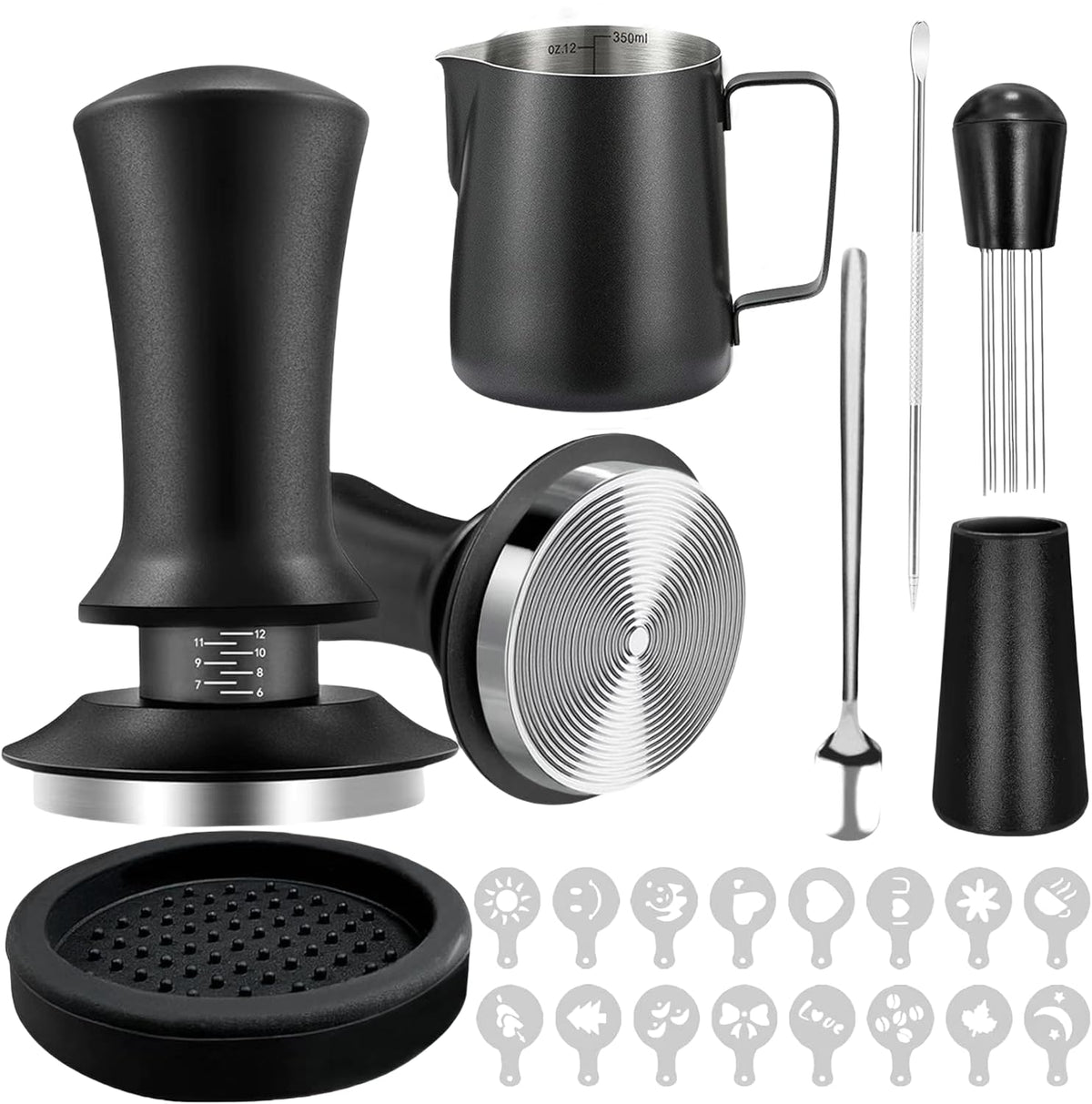 51mmCoffee Tamper Set 22PCS Espresso Accessories Kit