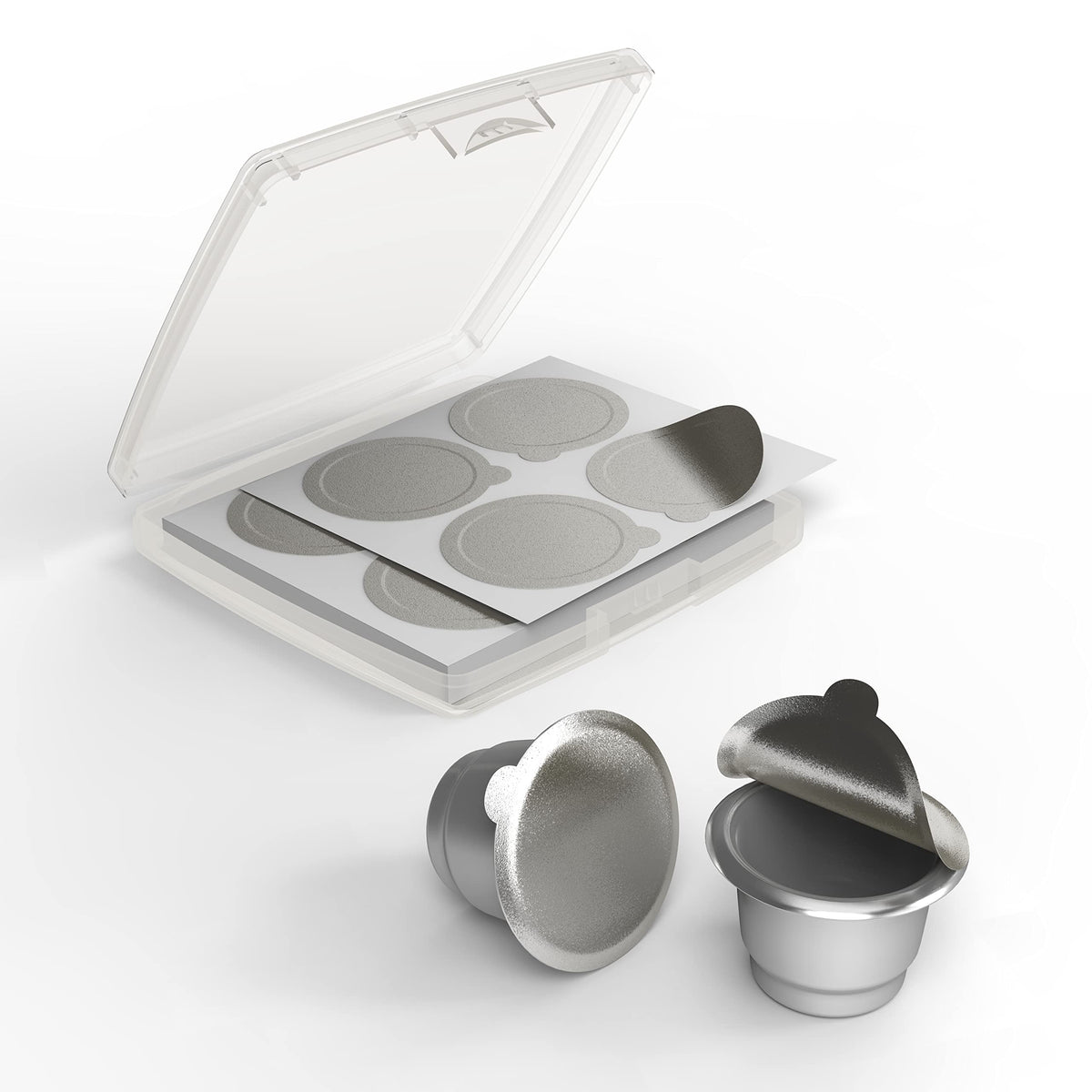 Aluminum Lids for Reusable Nespresso OriginalLines Capsule