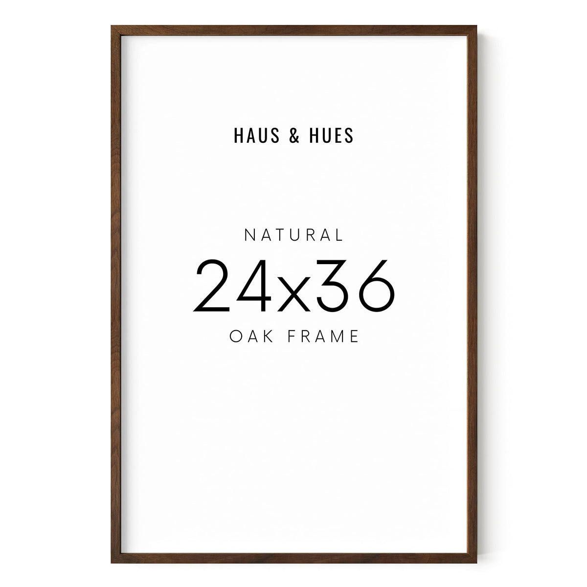 24x36 Walnut Oak Frame