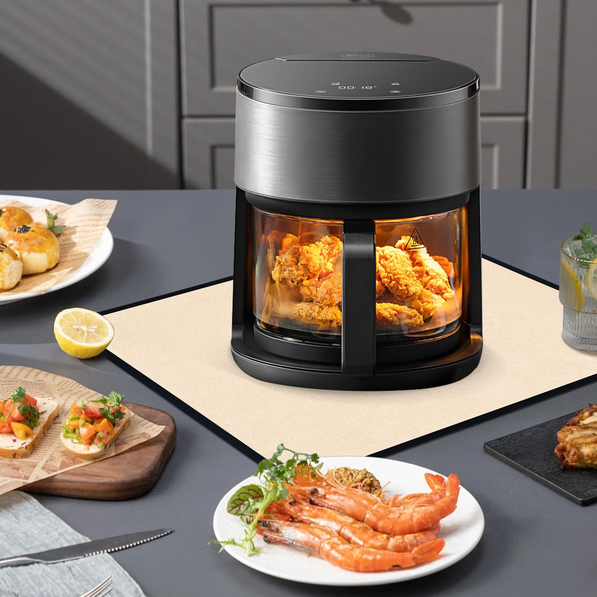 Heat Resistant Mats for Air Fryer on Countertop