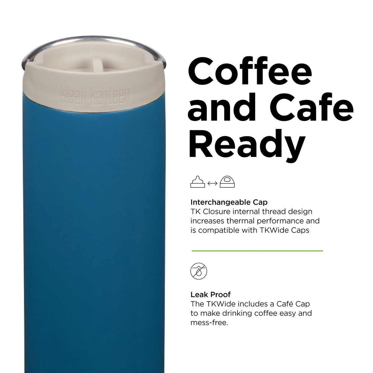 16oz TKWide Insulated Coffee Tumbler with Café Cap