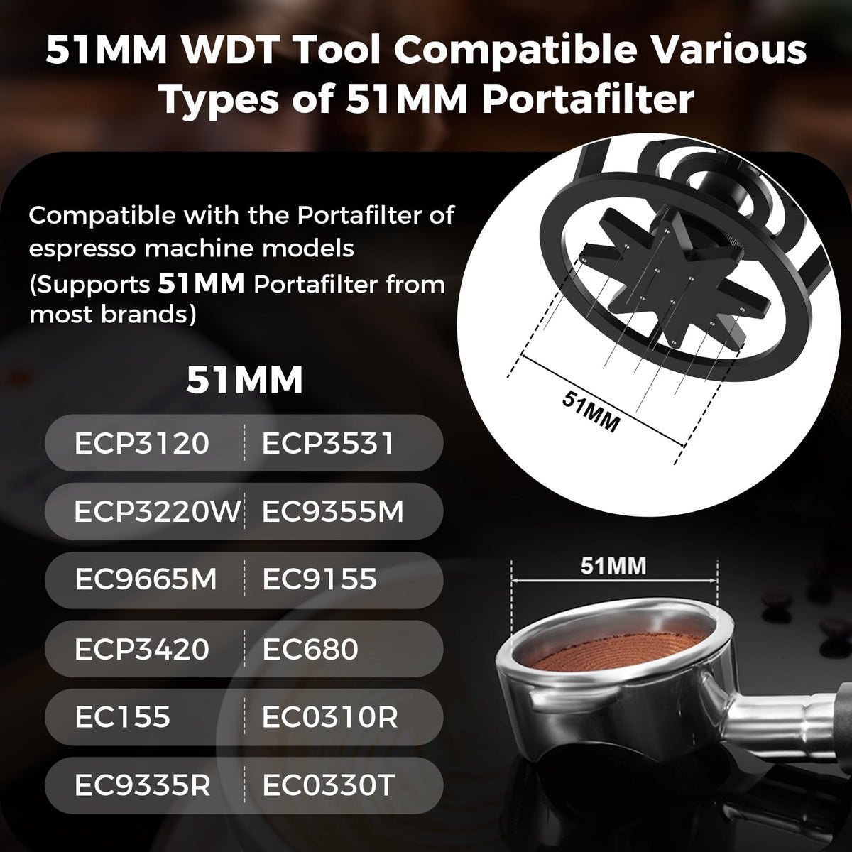 Espresso Coffee V3 WDT Tool
