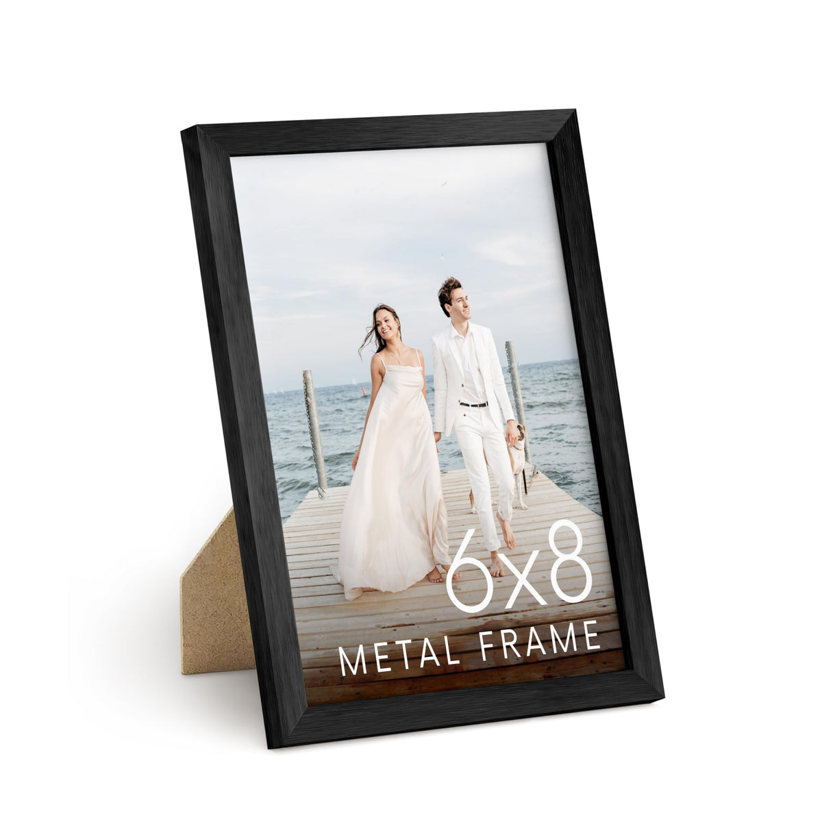 6x8 Black Metal Picture Frame