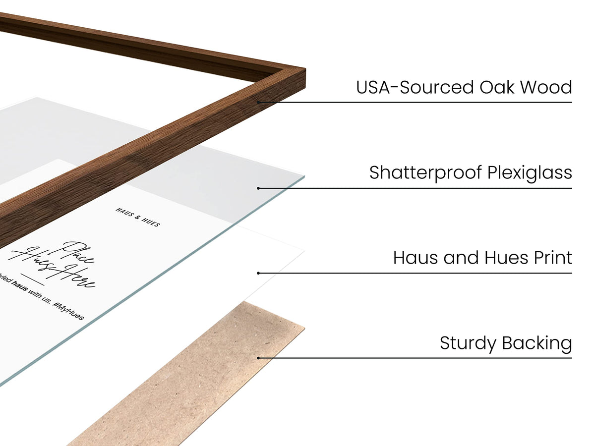 18x24 Walnut Oak Frame Set of 25 (25 Count)