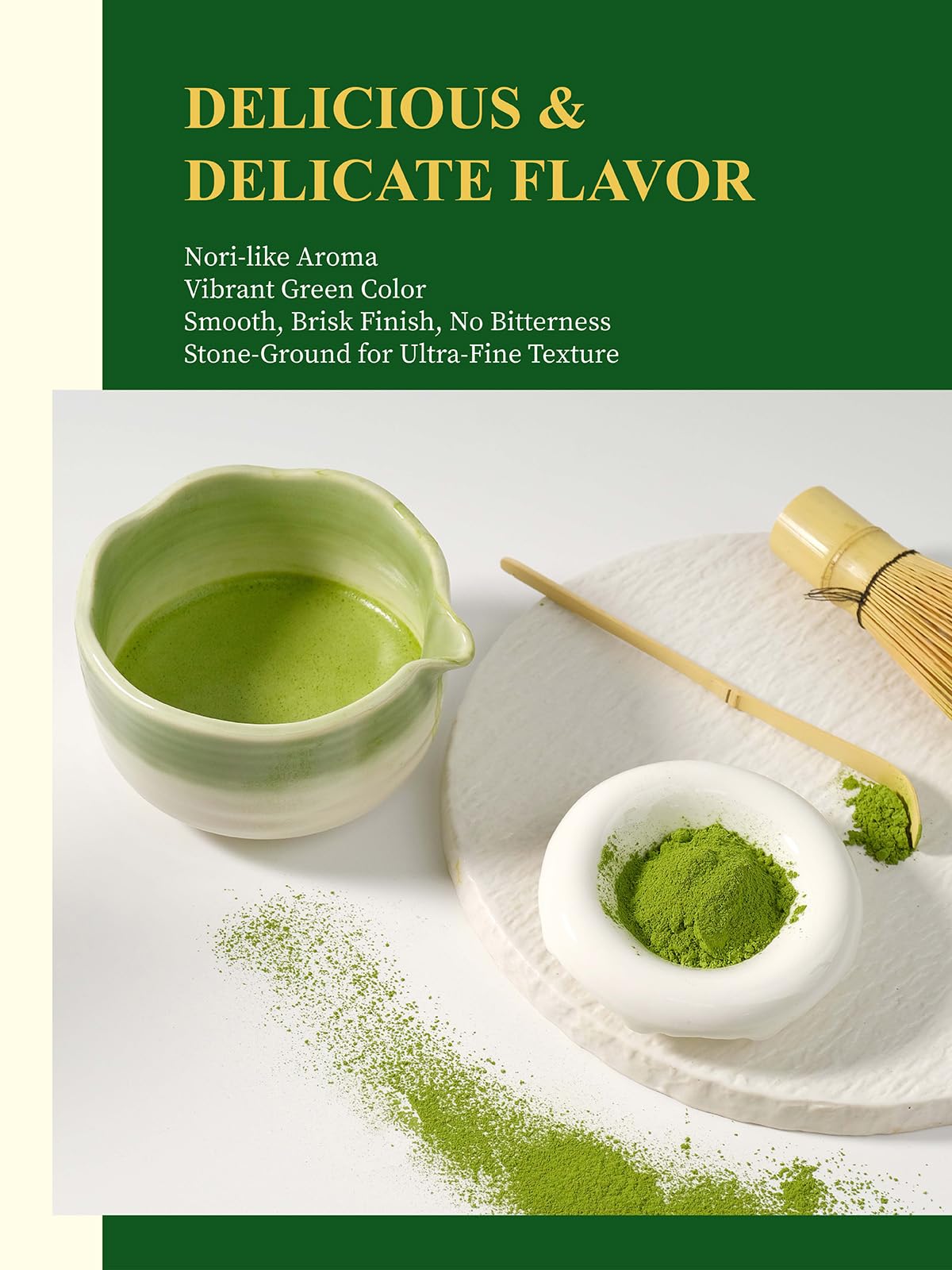Organic Matcha Green Tea Powder (3.5 Ounce)