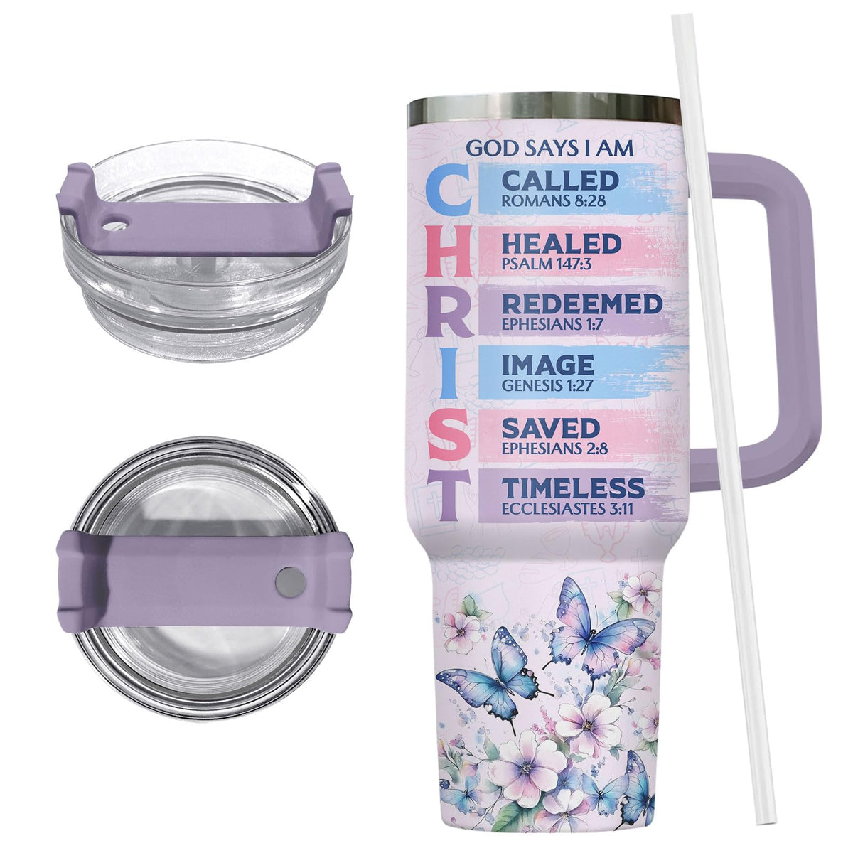 Christian Philippians 40 oz Tumbler with Handle