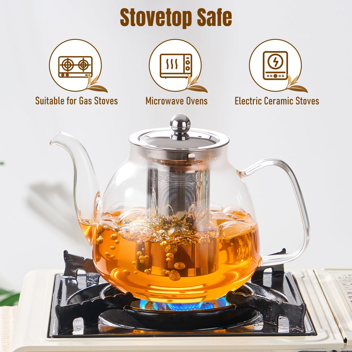 Tea Pot with Infuser and Lid