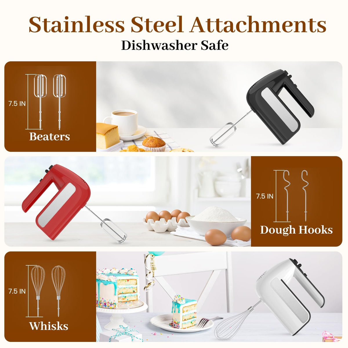 5 Speed Electric Hand Mixer