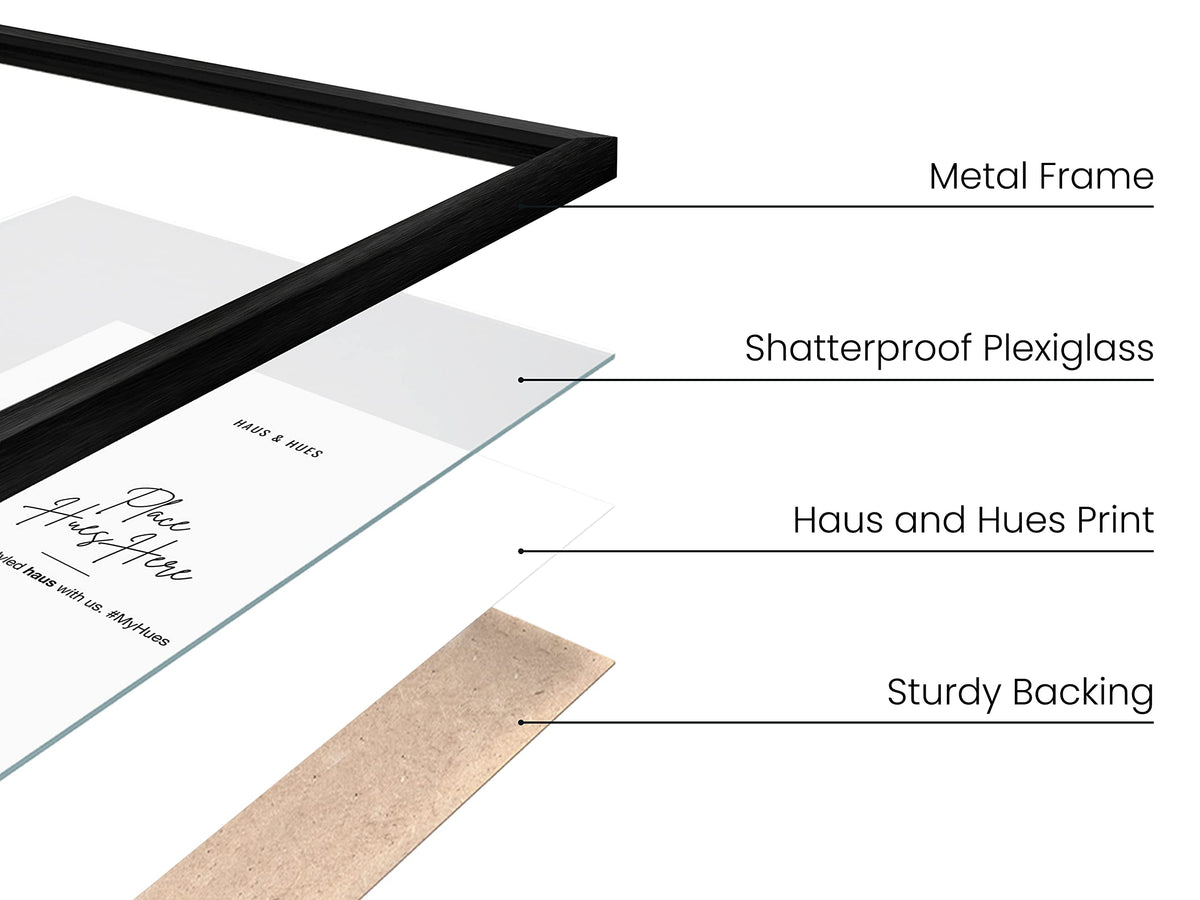 11x14 Black Metal Picture Frames