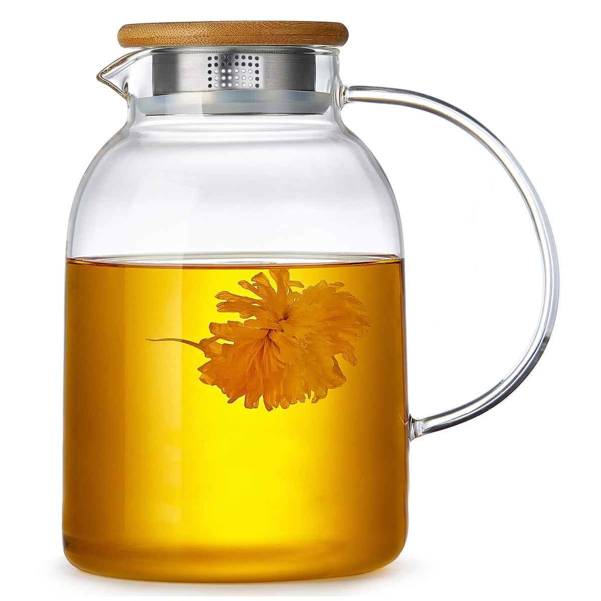 Large Glass Teapot with Infuser (68 Fl Oz)
