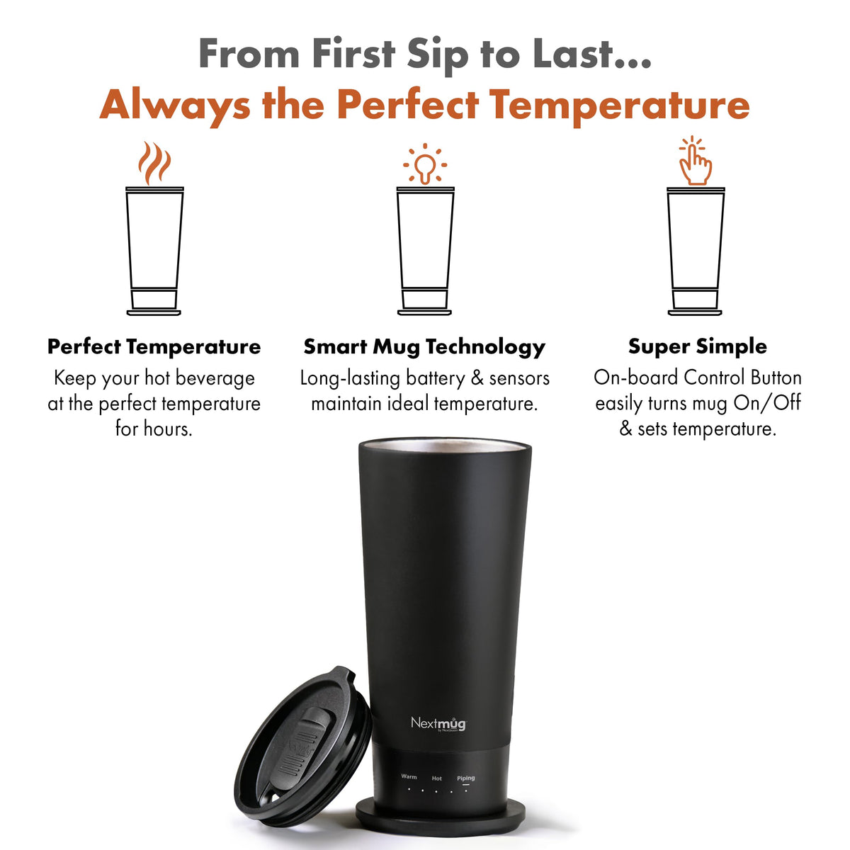 Nextmug Go Temperature