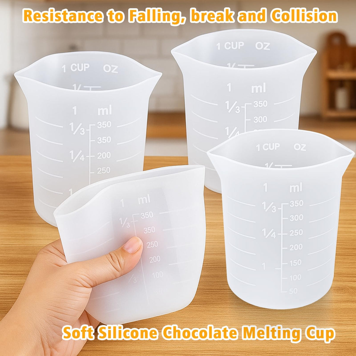 Silicone Cups for Melting Chocolate (4 Count)