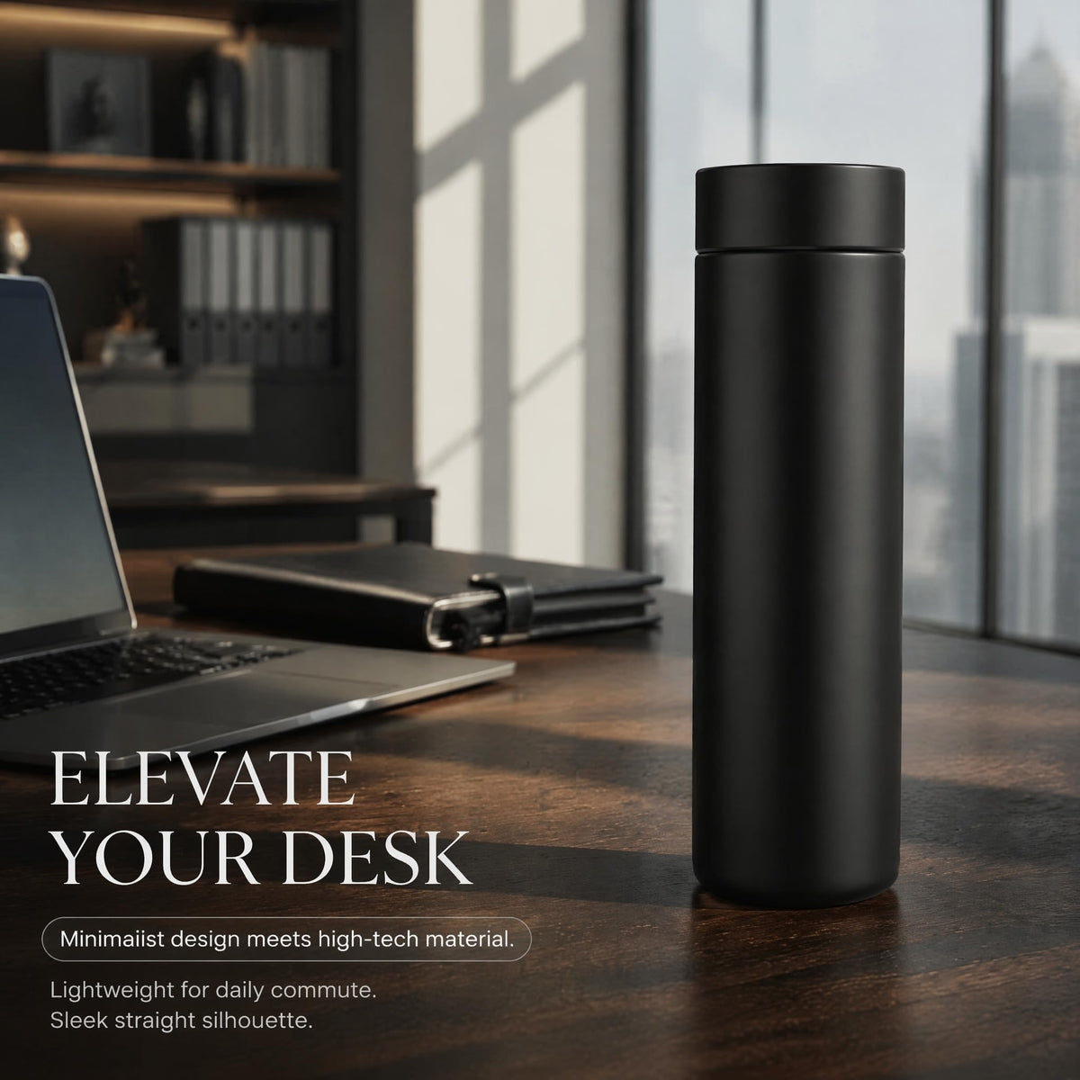 Pure Titanium Insulated Water Bottle 17 oz