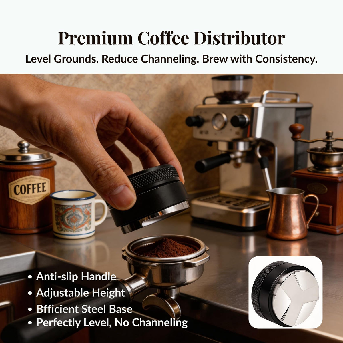 8 PCS Espresso Accessories Kit