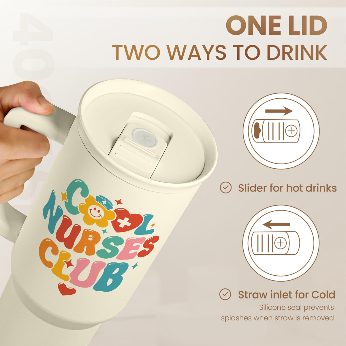 Nurse Tumbler 40oz