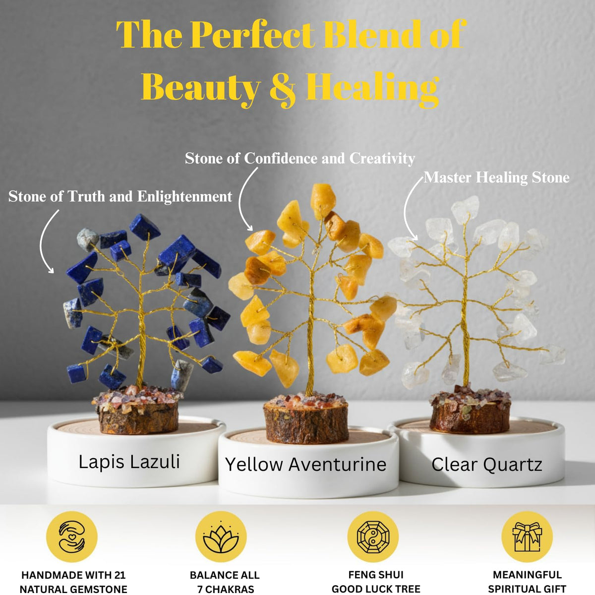 Crystal Tree Set of 12 Unique Birthday Gifts for Women