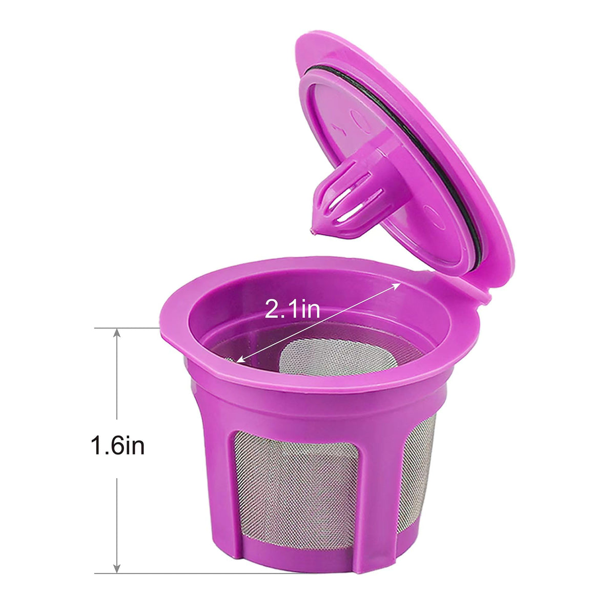 4 Pack Reusable K Cups Coffee Filters (4 Count)