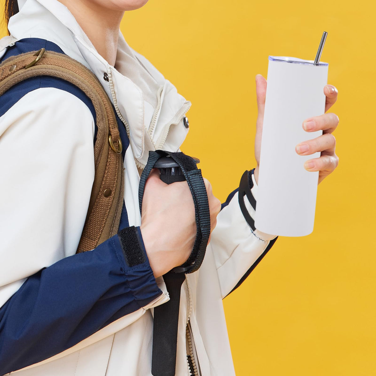 8 Pack Skinny Tumblers with Straws and Lids
