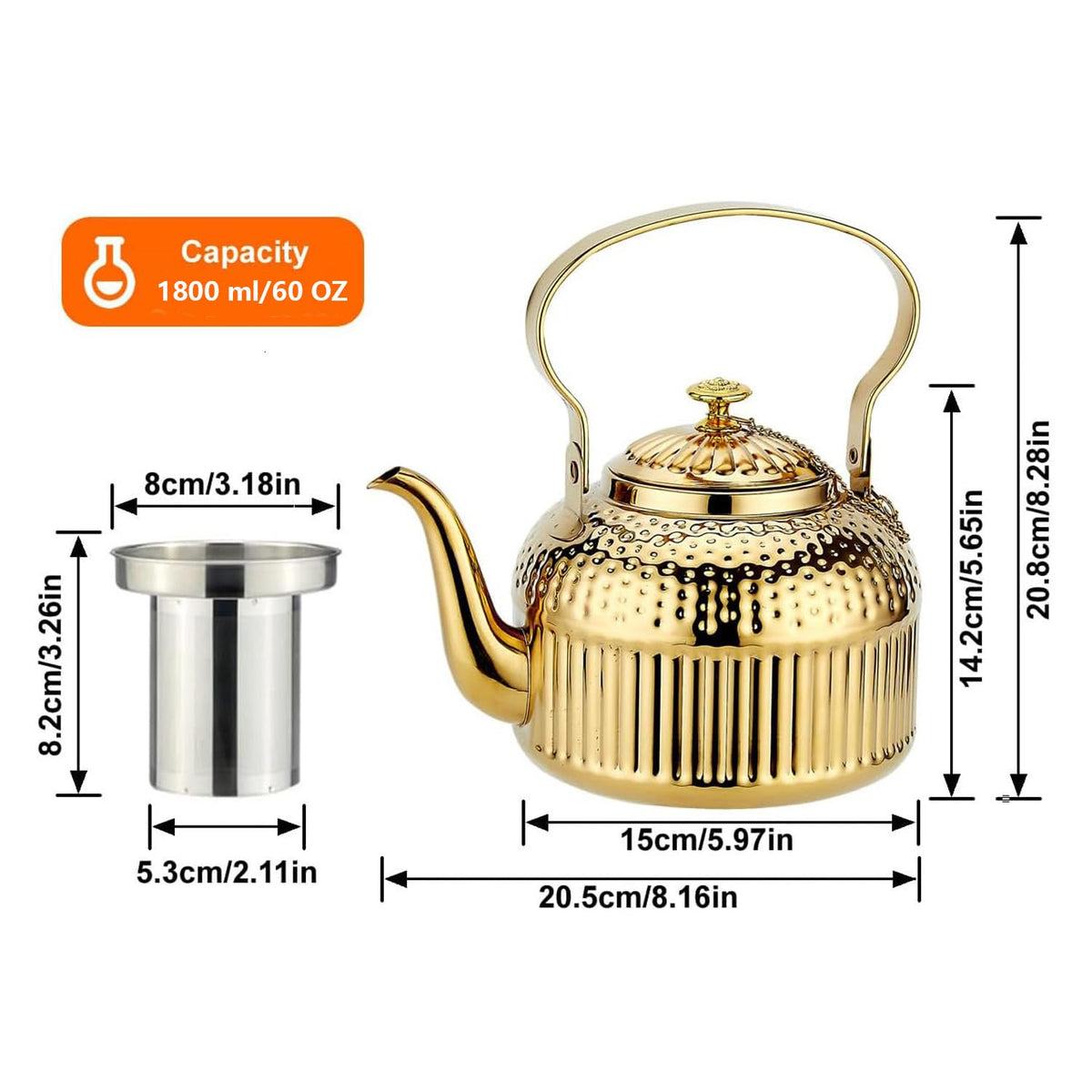 Antique 1.8L 60 Oz