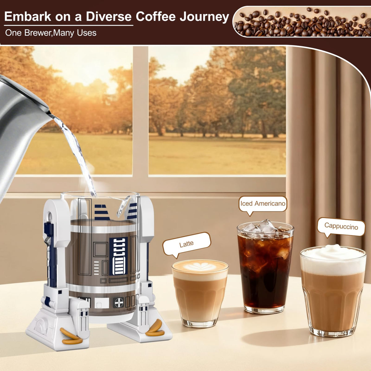 French Press Insulated 304 Stainless Steel Coffee Maker