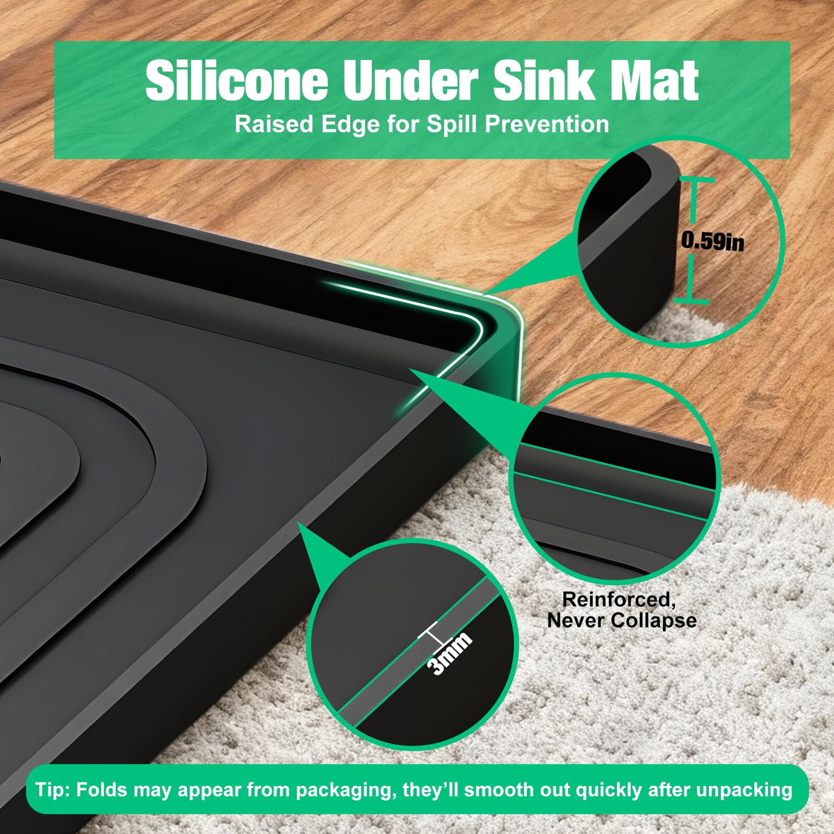 Under Sink Mat 28 X 19