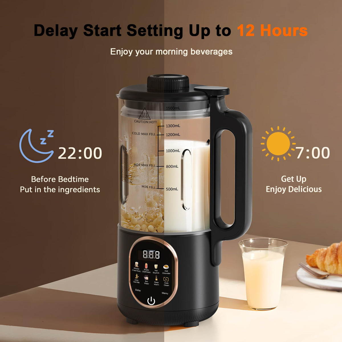 50oz Nut Milk Maker Machine