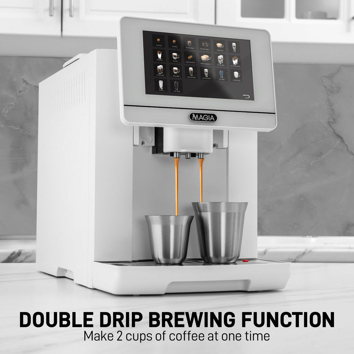 Zulay Magia Super Automatic Espresso Maker Machine with Grinder