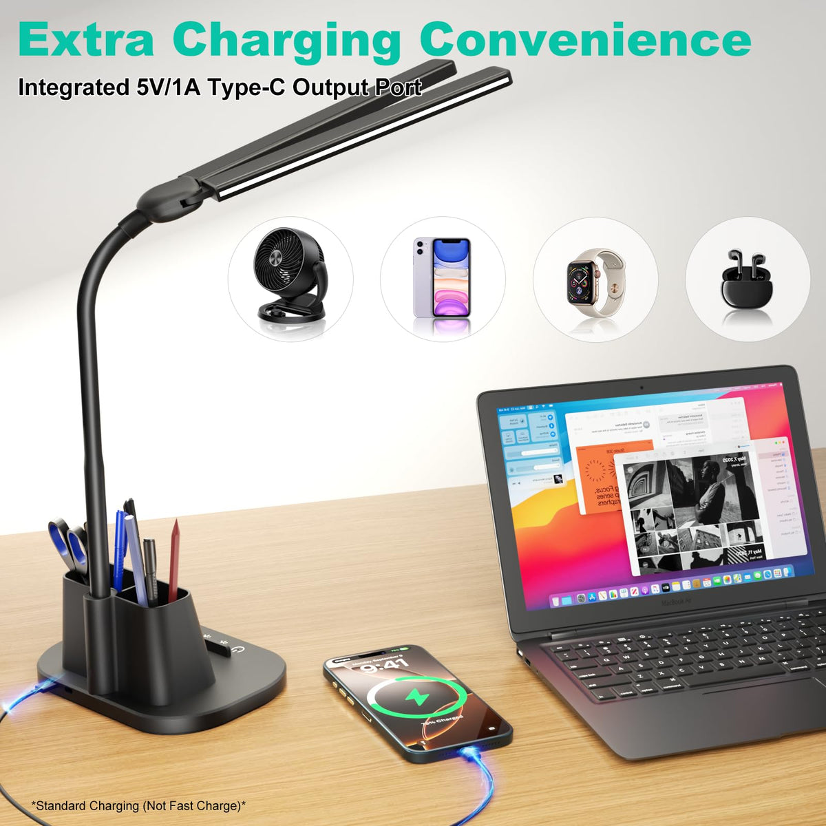 Desk Lamp with USB