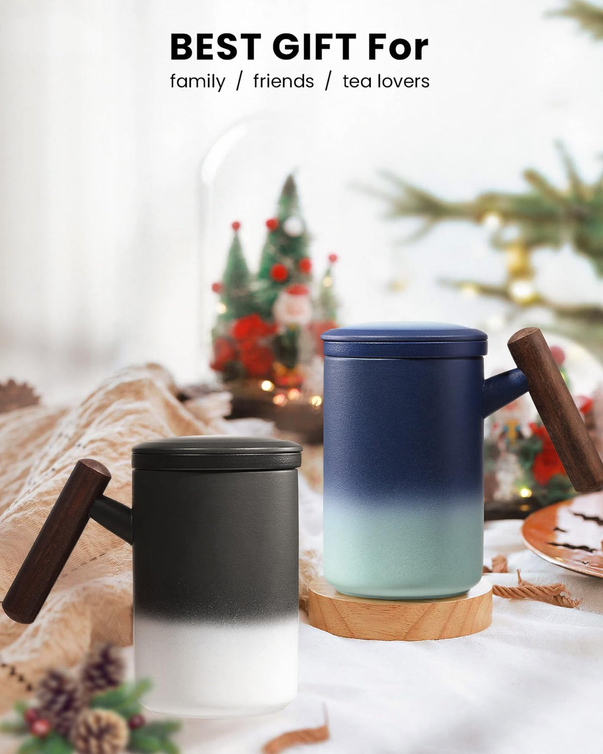Tea Cup with Infuser and Lid