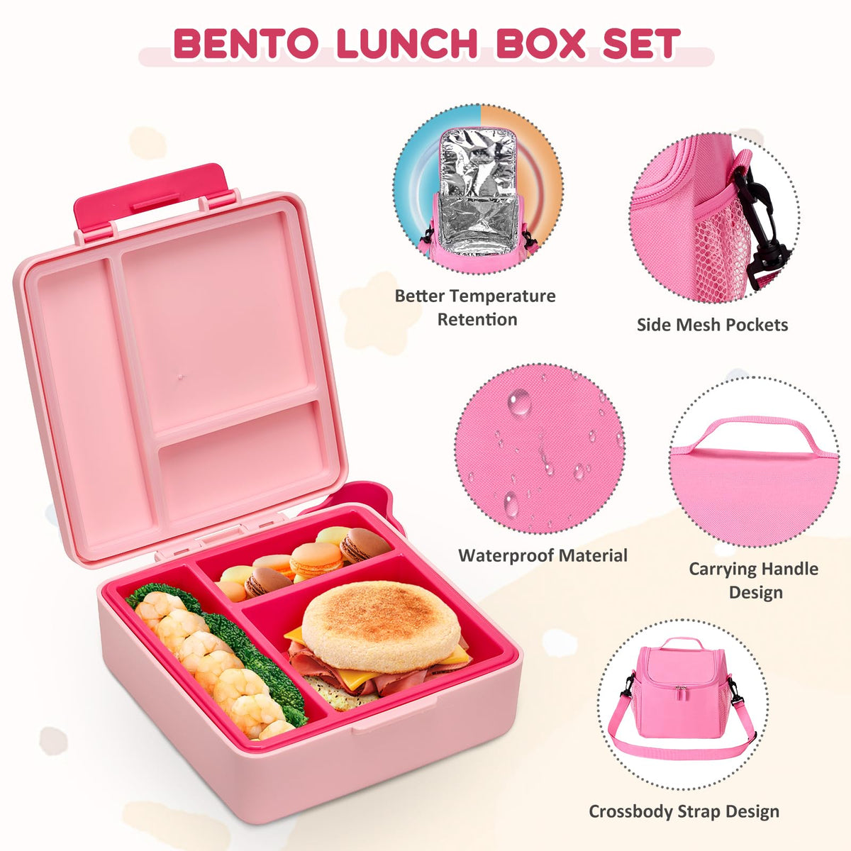 Lunch Box Set with Bento Box Container