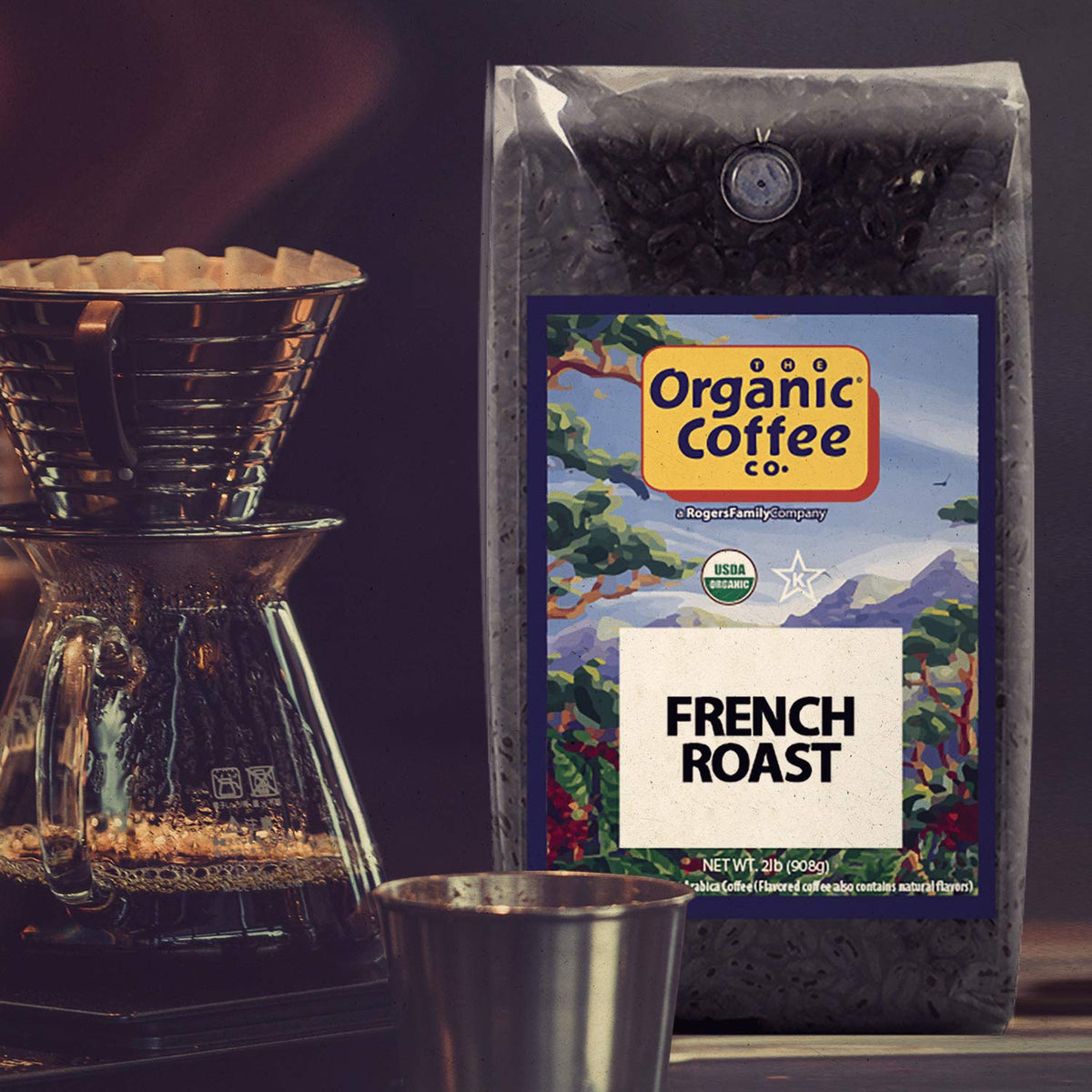 French Roast Whole Bean Coffee (32 Ounce)
