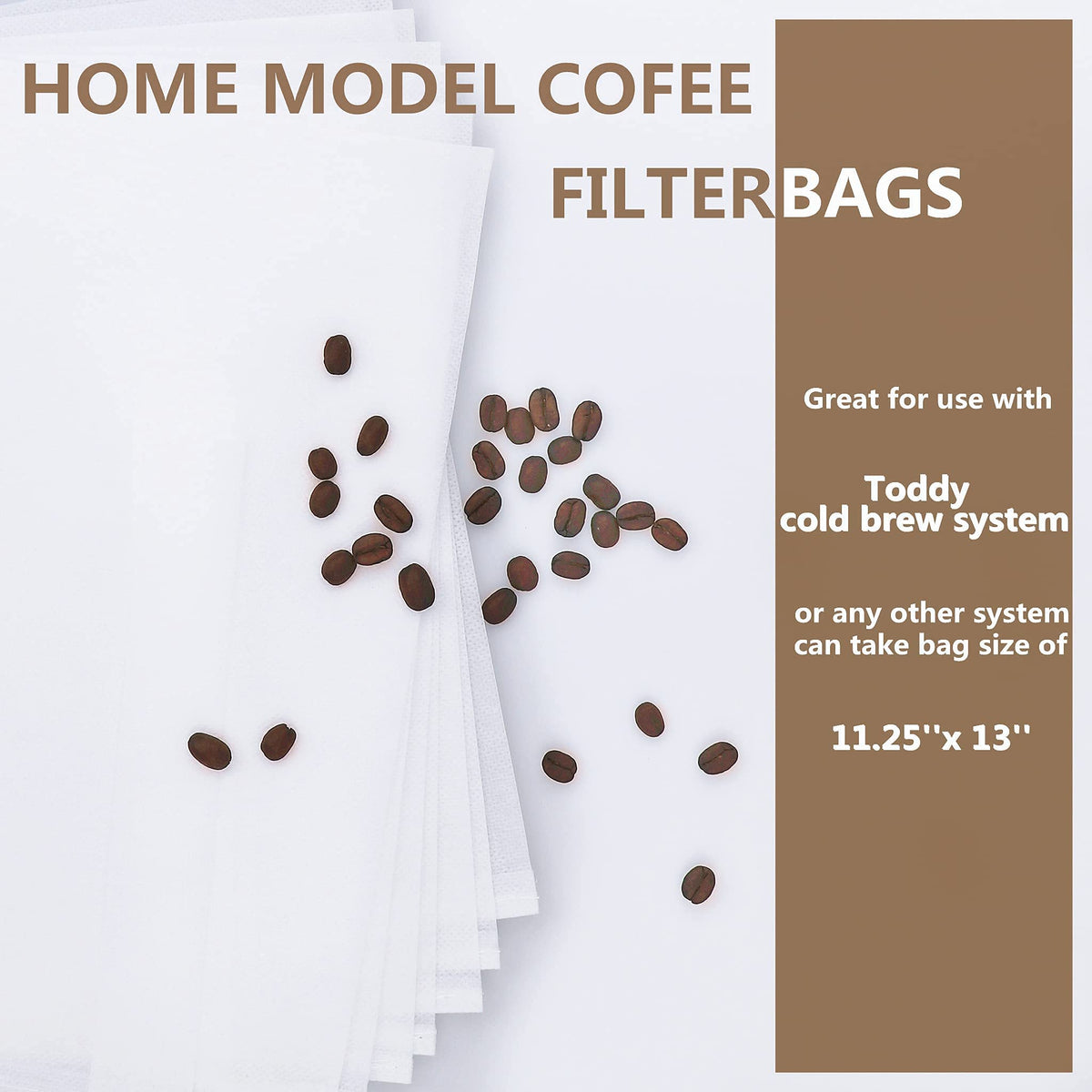 Cold Brew Coffee Filter Bags (100 Count)