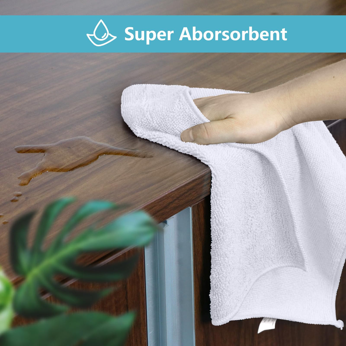 White Microfiber Cleaning Cloth 600 Pack (600 Count)