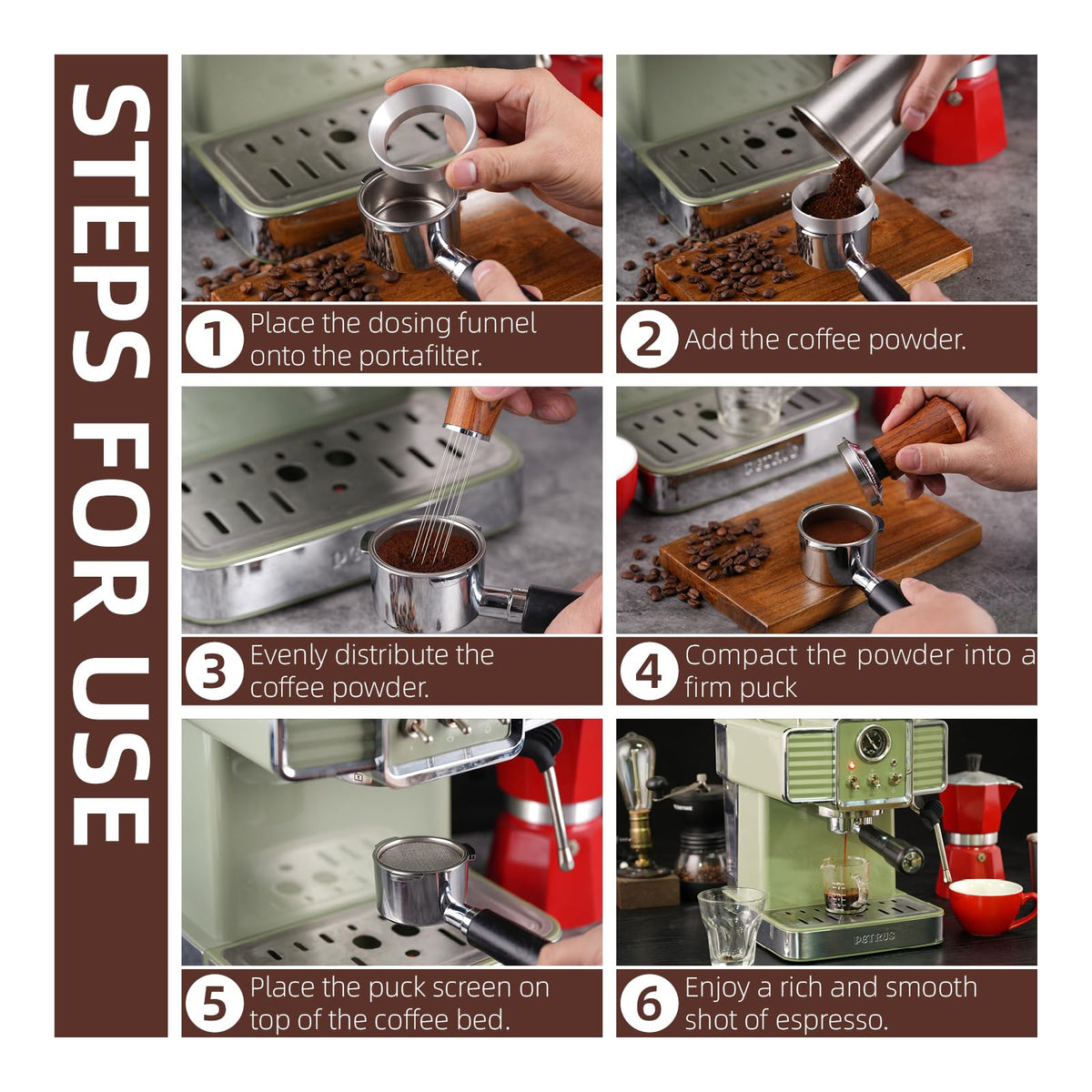 58mm Espresso Accessories Kit with Tamper
