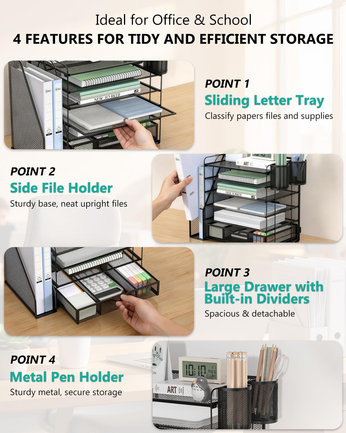 Desk File Organizer