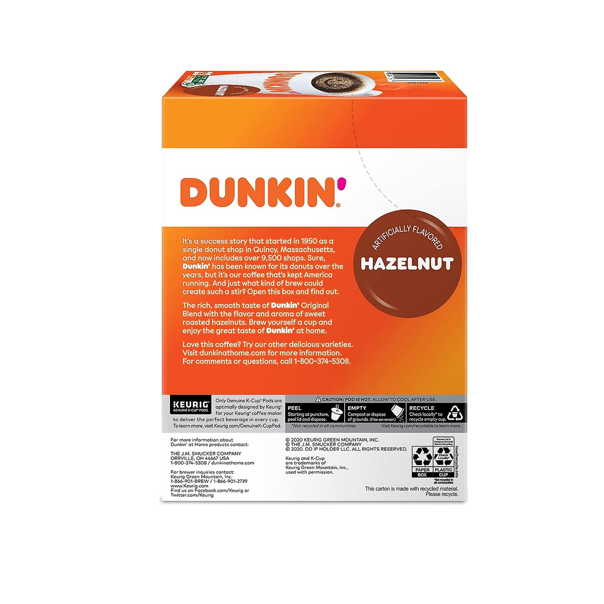 Donuts 2518071 Hazelnut Coffee K (24 Count)